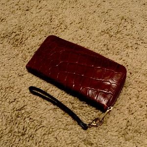 Alligator leather NWOT Fossil Wallet